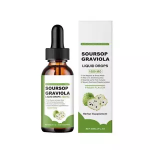 60ml Soursop Graviola Leaf & Fruit Complex Liquid Drops Support Immune Boosts `~ - Picture 1 of 12