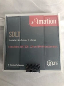IMATION 51122 16332 SDLT Cleaning Cartridge for 220 320 Drives 20 Cleanings NEW - Picture 1 of 3