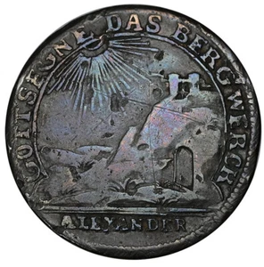 WIED-NEUWIED 1/4 Stüber 1752 Copper Friedrich Alexander - Imagen 1 de 2