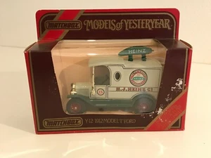 matchbox models of yesteryear y12 ford model t 1912 heinz - Foto 1 di 1