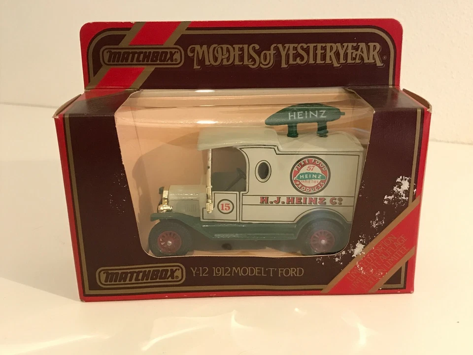 matchbox models of yesteryear y12 ford model t 1912 heinz - Immagine 1 di 1