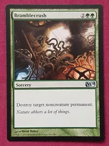 Magic The Gathering 2014 CORE SET M14 BRAMBLECRUSH green card MTG - Picture 1 of 2