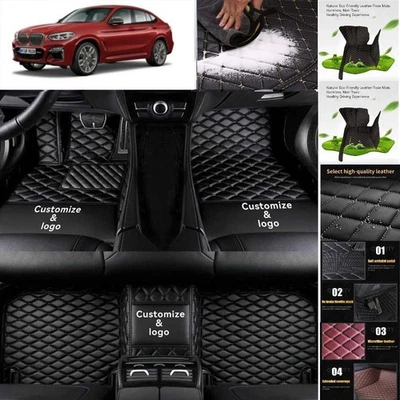 For BMW X4 Car Floor Mats Custom Waterproof Luxury Carpets Auto Liner - Изображение 1 из 4