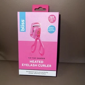 Bliss Tip Top Shaped Electric Heated Eyelash Curler SPA Home Travel Eyes Lashes - Picture 1 of 3
