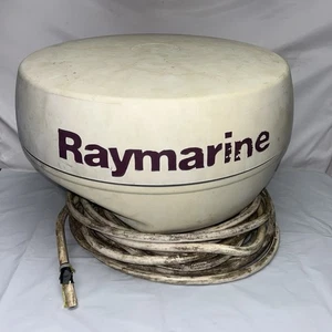Raymarine SL72 Plus Radar Dome w/ Cut Cable - Free Ship - Picture 1 of 8