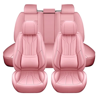 For Hyundai Tucson Accent Sonata Elantra Car Seat Covers Napa Leather Protectors - Image 1 of 4
