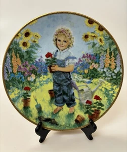 "Plato de coleccionista A Time to Plant de John McClelland (1989) March of Dimes 8,5""" - Imagen 1 de 3