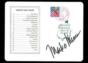 Mark O'Meara Signed Augusta Masters Scorecard - 1998 Champion - COA - Picture 1 of 4