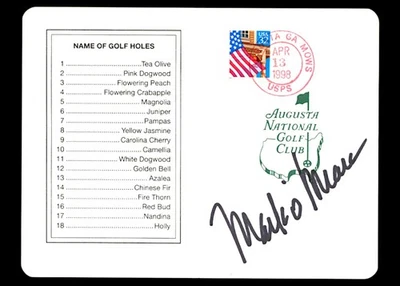 Mark O'Meara Signed Augusta Masters Scorecard - 1998 Champion - COA - Image 1 of 4