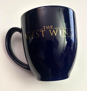 RARE Y2K 2000 tasse à café The West Wing émission télé promo casting crew - Photo 1/4
