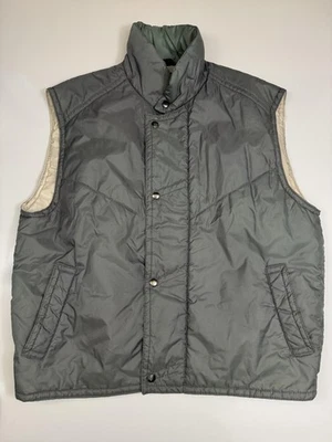 Ozark Trail Vest Mens XXL Gray Insulated Puffer Snap Front Nylon Outdoor Hiking - Image 1 of 4