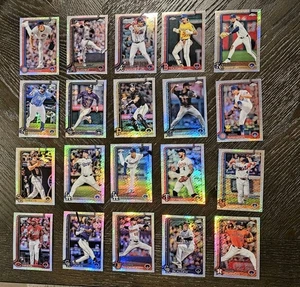 2025 Topps Chrome Logofractor 20 Card Lot - Picture 1 of 6