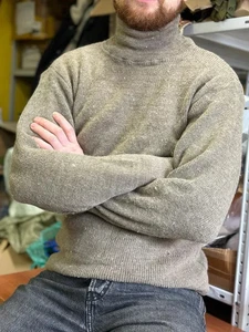 New! Winter jumper of the pilot-engineer of the USSR Air Force Wool Camel 30% - Picture 1 of 17