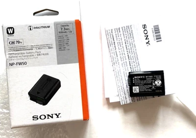 Sony NP-FW50 Battery for Sony A6300 A6000 A5000 A3000 A7R Alpha 7 Alpha 7R