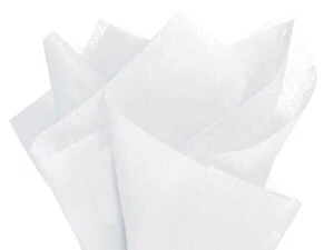 WHITE Gift Grade Tissue Paper Sheets Choose Size and Package Amount - Picture 1 of 1