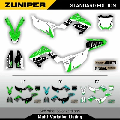 Kit Gráficos Restyle Kawasaki KX125 KX250 2003 2004 2005 2006 2007 2008 Calcomanías Foto 1 de 4
