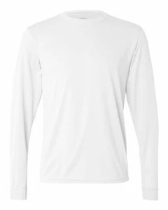 Augusta Sportswear 788 Mens Long Sleeve Tee Moisture Wicking Basic T-Shirt - Picture 1 of 22