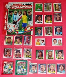 Album soft Copa America Peru 2004 Stickers Complete Set ORIGINAL - Picture 1 of 4