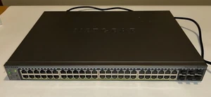 Netgear ProSAFE GS752TPS 48 Port PoE Smart Switch- 6 SFP slots - Nice Units - Picture 1 of 5