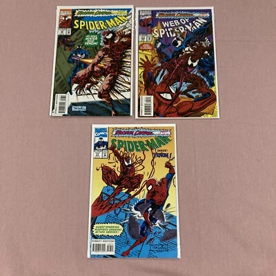 SPIDER-MAN Maximum Carnage, Spider-Man #36, #37, Web #103, 1993, Venom - Image 1 of 4