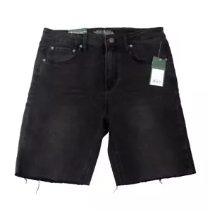 NWT Wild Fable Target Women High Rise Skinny Jean Shorts 8 Denim Black Bermuda - Picture 1 of 7
