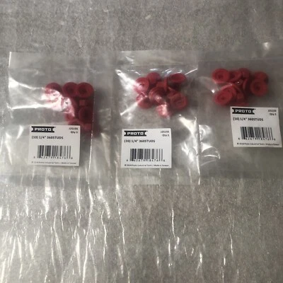PROTO 1/4” REPLACEMENT SOCKET STUDS RACK RAIL CLIPS 30 TOTAL - Image 1 of 3
