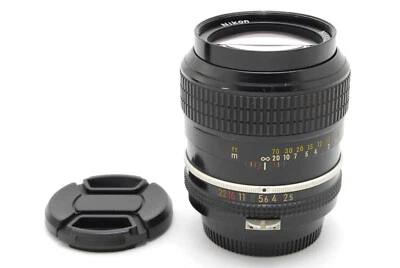 [Near MINT]Nikon Ai Nikkor 105mm f/2.5 Wide Angle Lens MF For F Mount from JAPAN - Image 1 of 4