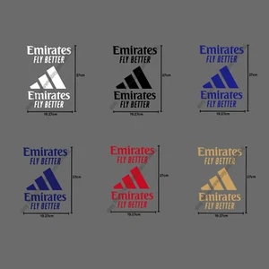 Real Madrid Club Style Sponsor Patch | Fan Made Heat Transfer Patch Print - Picture 1 of 13