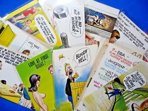 Bamforth Comic 100 Series Postcards Saucy Humour / Rude! Unused 1970s NEW STOCK - Picture 1 of 40