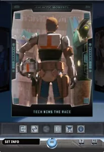 Topps Star Wars Card Trader 2025 Galactic Moments S1 - Tech Wins the Race - Bild 1 von 1