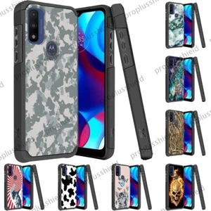 Funda a prueba de golpes de doble capa resistente pura para Moto G Power 2022 + vidrio templado x2 - Imagen 1 de 20