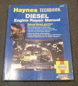 Vtg  General Motors & Ford  Diesel Engine Repair  Haynes Auto Car Manual Book   - Bild 1 von 2