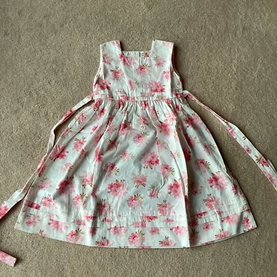 VESTIDO DE VERÃO SOPHIE DESS GIRLS 4, ESTAMPA FLORAL, FAIXA, BOTÕES TRASEIROS, FOFO - Imagem 1 de 4