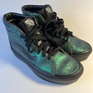 VANS x Harry Potter Morsmordre Dark Arts Sk8-Hi Plataforma Verde Talla M/3.5 C/5 - Imagen 1 de 22