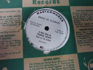TRUMAN CAPOTE-House Of Flowers VG++ 1955 RARE PROMO Columbia LP 78 RPM 10"record - Foto 1 di 2