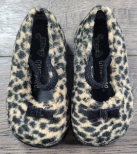 Baby Girl Gymboree Cheetah Leopard Print Size 2 Baby Shoes - Picture 1 of 3