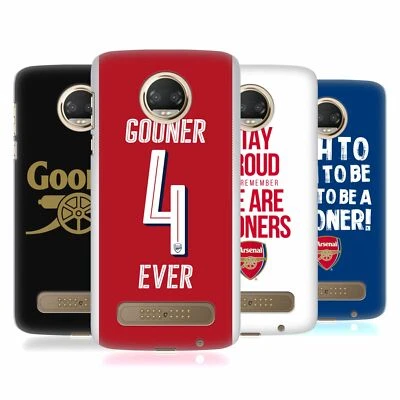 OFFICIAL ARSENAL FC GUNNERS HARD BACK CASE FOR MOTOROLA PHONES 1 - Image 1 of 4