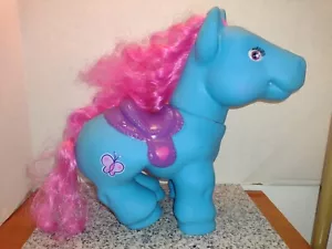 MY LITTLE PONY CABBAGE PATCH BLUE HORSE With Purple Hair. 1983. Rare. - Picture 1 of 7