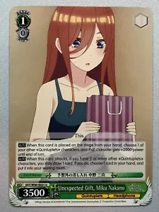 The Quintessential Quintuplets 2 Unexpected Gift, Miku Nakano NM/M - Imagen 1 de 1