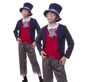 VICTORIAN DODGER Niños Elegante Vestido Teatro Obra Artístico Campesino Oliver Histórico - Imagen 1 de 5