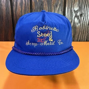 De colección Robinette Acero Chatarra Gorra Snapback Años 90 Big Stone Gap Virginia - Imagen 1 de 13
