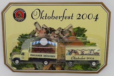 Remolque camión Grell Ho 1/87 Magirus S6500 Paulaner Munich caja Foto 1 de 4