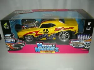 69 Camaro Mega Graphic #28 King Camaro Yellow 1:18 sc. Mus. Mach. - Picture 1 of 1