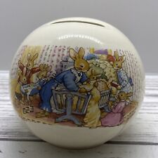Bunnykins by Royal Doulton Round Ceramic Piggy Bank - Celebrate Your Christening