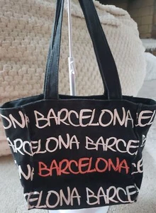 Robin Ruth Barcelona-Canvas Tote Bag With Bold Print & Reinforced Straps Small - Picture 1 of 19