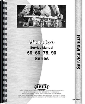 Hesston 66 56 90 75 Tractor Service Repair Manual - Image 1 of 4