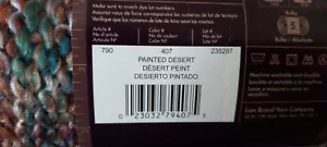 Lot of 2 Lion Brand Yarn 790-407D Homespun Yarn, Painted Desert 6oz 185yd - Picture 1 of 2