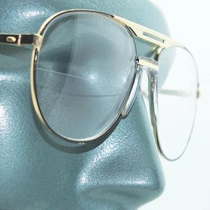 Gafas de lectura bifocales tradicionales Aviator medio verdadero + marco dorado negro 2,75 - Imagen 1 de 4