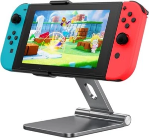 Adjustable Aluminum Alloy Magnetic Stand Foldable Holder for Nintendo Switch 2/1 - Picture 1 of 8