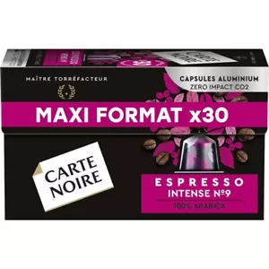 SCHWARZE KARTE Intense Espresso Kaffeekapseln Nr. 9 x30 - Bild 1 von 1